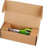 Amazon Basics Multipurpose Stainless Steel Scissors for Office, Crafts, Paper Cutting, Fabric Cutting, Right/Left Handed, Comfort Grip, PVD Coated, 2-Pack, Green and Grey - Image 7