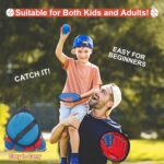 Toss and Catch Ball Game, Kids Toddler Baseball Glove & Catch Ball Toys, Outdoor Games for Family, Toys for Beach Yard Pool Outside, Birthday Easter Gift for Ages 3 4 5 6 7 8-12 Year Old Boys Girls - Image 3