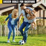Soccer Goal, Kids Soccer Goals for Backyard Set, 2 Pack of Portable Pop Up Soccer Net with Soccer Ball, Cones, Complete Training Equipment for Youth, Toddler Outdoor Sports Games - Image 7