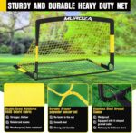 Soccer Goal, Kids Soccer Goals for Backyard Set, 2 Pack of Portable Pop Up Soccer Net with Soccer Ball, Cones, Complete Training Equipment for Youth, Toddler Outdoor Sports Games - Image 4