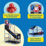 JOYIN Arcade Basketball Game Set with 4 Balls and Hoop for Kids 3+ Years Old Indoor Outdoor Sport Play - Easy Set Up - Air Pump Included - Ideal for Competition - Image 5