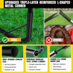 Soccer Goal, Kids Soccer Goals for Backyard Set, 2 Pack of Portable Pop Up Soccer Net with Soccer Ball, Cones, Complete Training Equipment for Youth, Toddler Outdoor Sports Games - Image 5