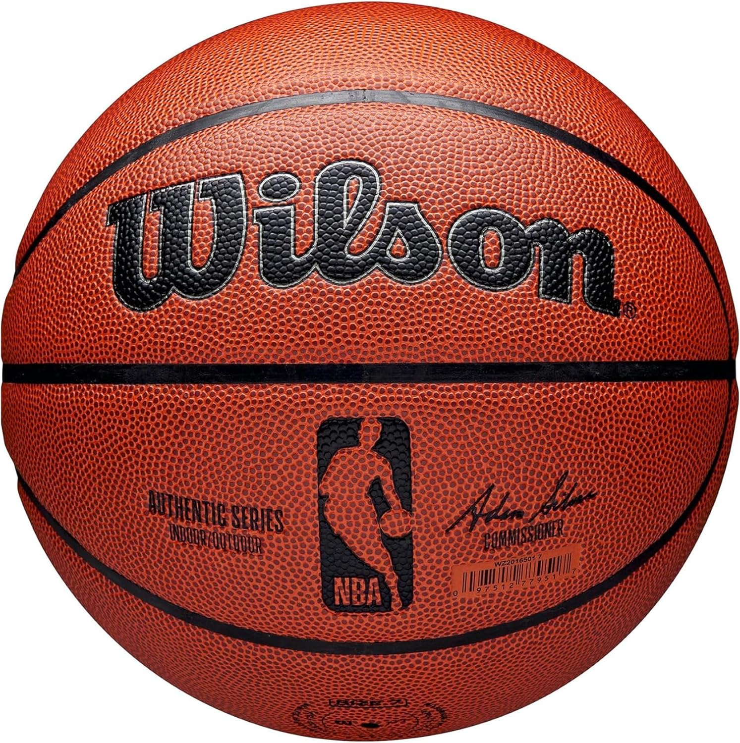 81Wry10rGaL._AC_SL1500_ WILSON NBA Authentic Indoor/Outdoor Basketballs - Size 3, Size 6 and Size 7 - Image 1