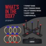 FLINGSPORT Ring Toss Game, Incl. 6 Rings, Case, Gifts for Kids, Outdoor Yard Games for Kids Adults & Family, Backyard Party Activities, Gifts for Teens, Boys & Girls Ages 8-12+ Years Old - Image 5