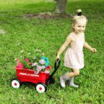 Radio Flyer Push & Pull Walker Wagon with Garden Tools, Red, for Kids 1-4 Years Old, Locking Handle for Stability, Baby Push Walker Converts to Pull Wagon, for Indoor & Outdoor Play, Amazon Exclusive - Image 8