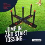 FLINGSPORT Ring Toss Game, Incl. 6 Rings, Case, Gifts for Kids, Outdoor Yard Games for Kids Adults & Family, Backyard Party Activities, Gifts for Teens, Boys & Girls Ages 8-12+ Years Old - Image 7