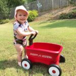 Radio Flyer Push & Pull Walker Wagon with Garden Tools, Red, for Kids 1-4 Years Old, Locking Handle for Stability, Baby Push Walker Converts to Pull Wagon, for Indoor & Outdoor Play, Amazon Exclusive - Image 5